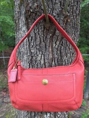 Coach Ergo In Pink Pebble Leather 2007 Amazing Condition